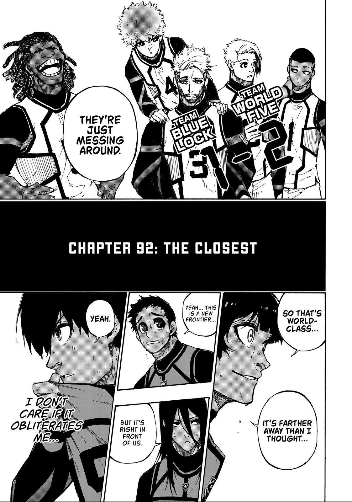 Blue Lock Chapter 92 Page 1