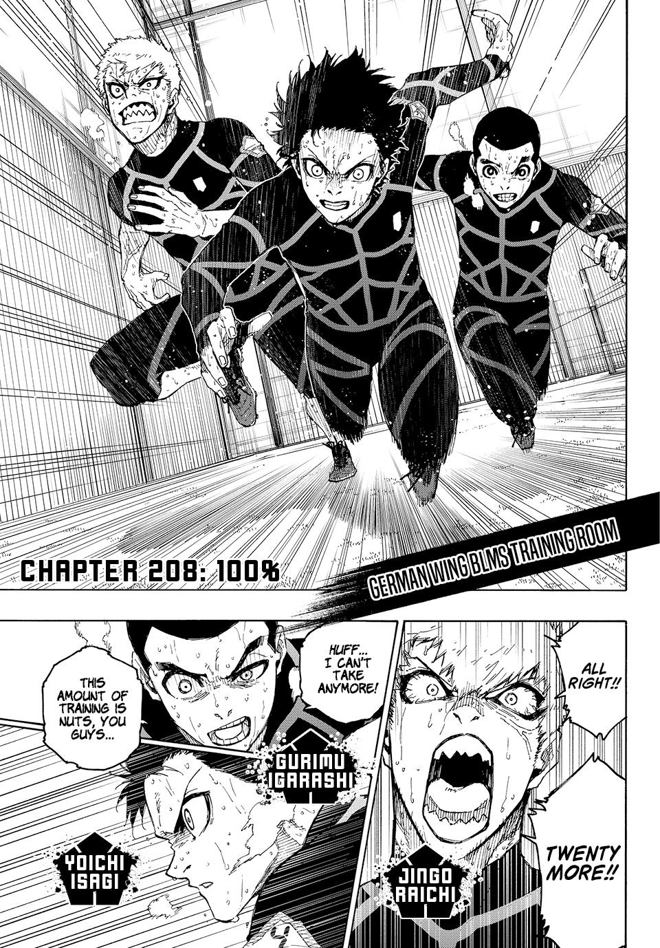 Blue Lock Chapter 208 Page 1