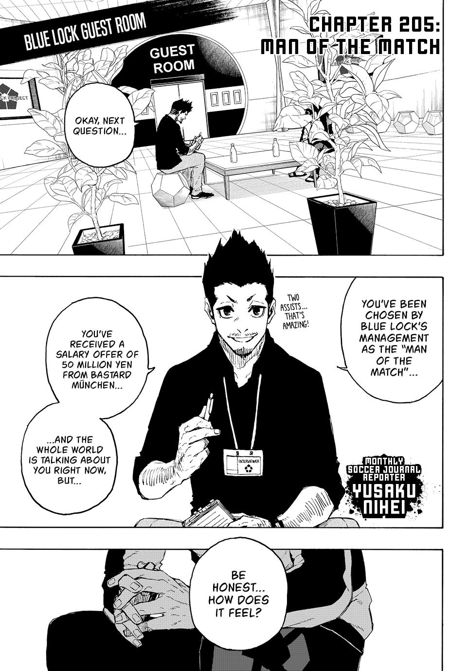 Blue Lock Chapter 205 Page 1
