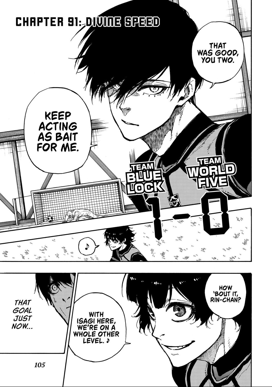 Blue Lock Chapter 91 Page 1