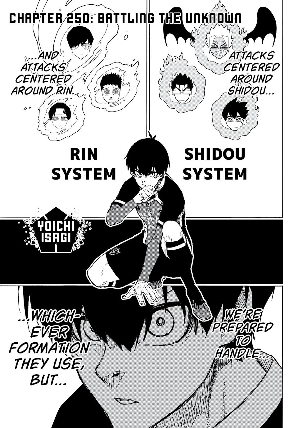 Blue Lock Chapter 250 Page 1