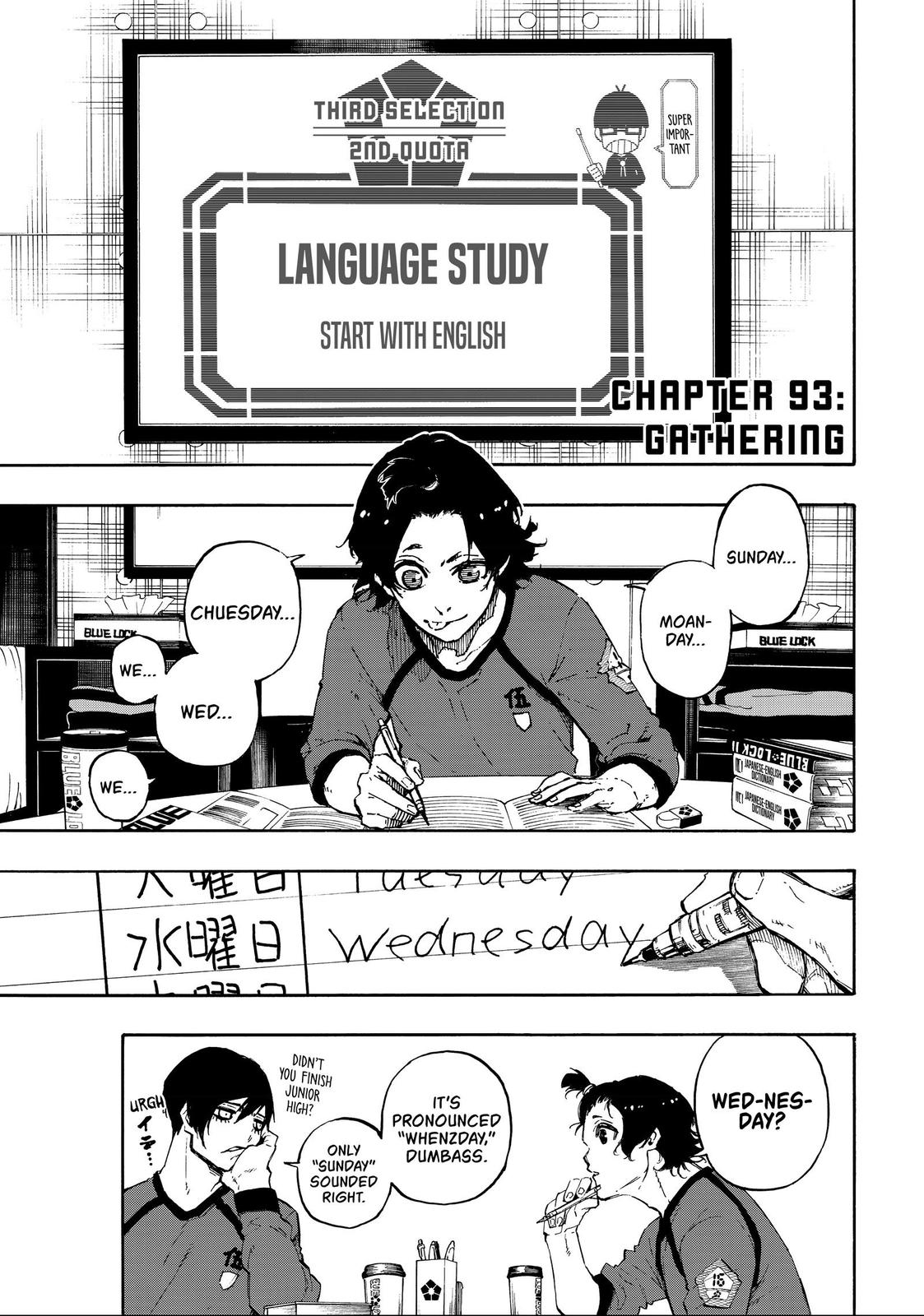 Blue Lock Chapter 93 Page 1