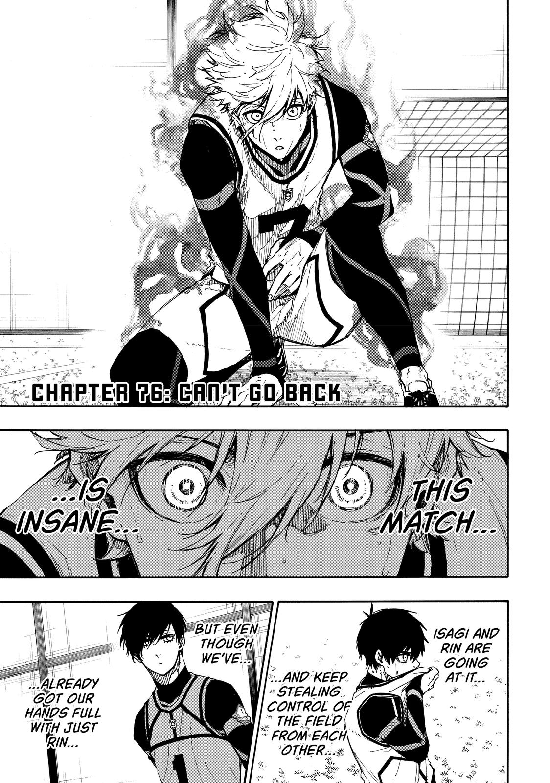 Blue Lock Chapter 76 Page 1
