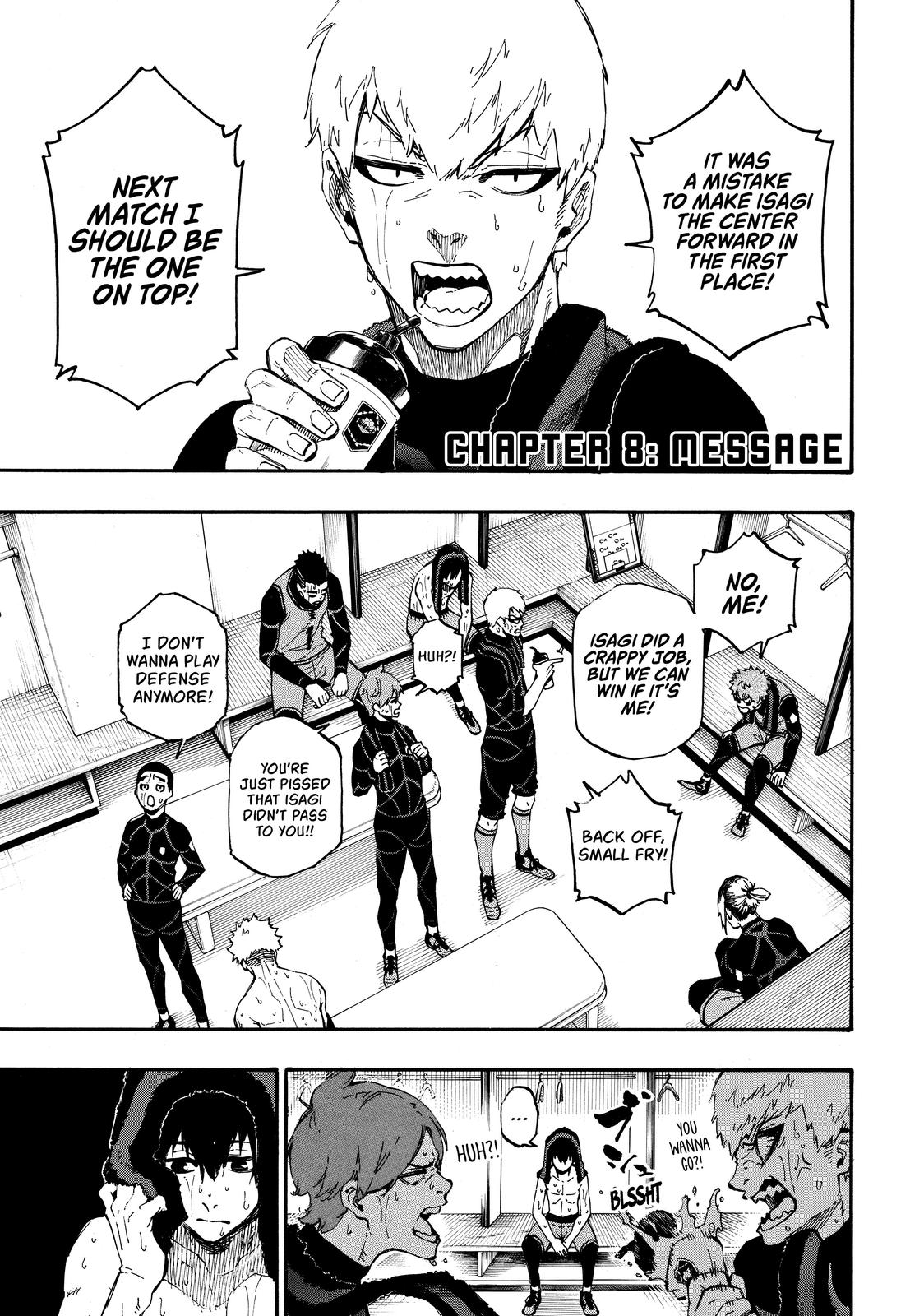 Blue Lock Chapter 8 Page 1