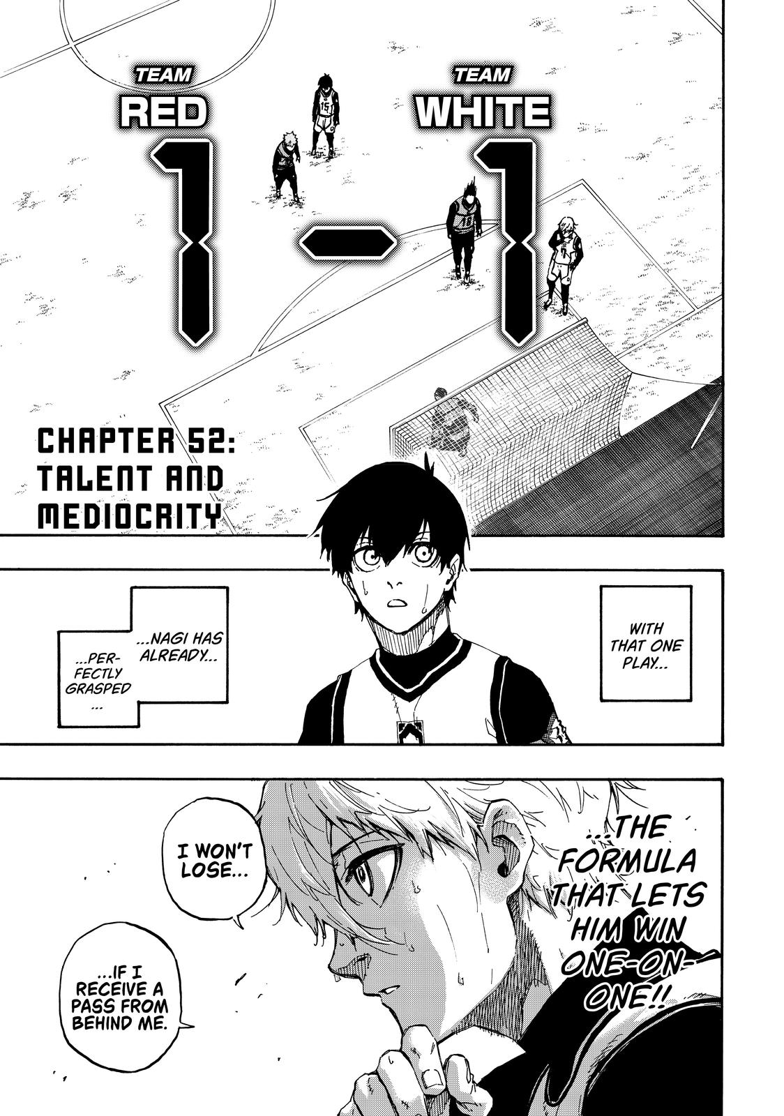 Blue Lock Chapter 52 Page 1