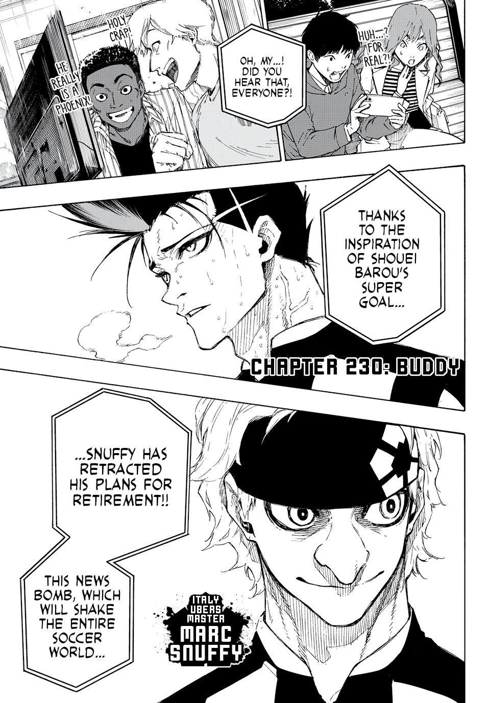 Blue Lock Chapter 230 Page 1