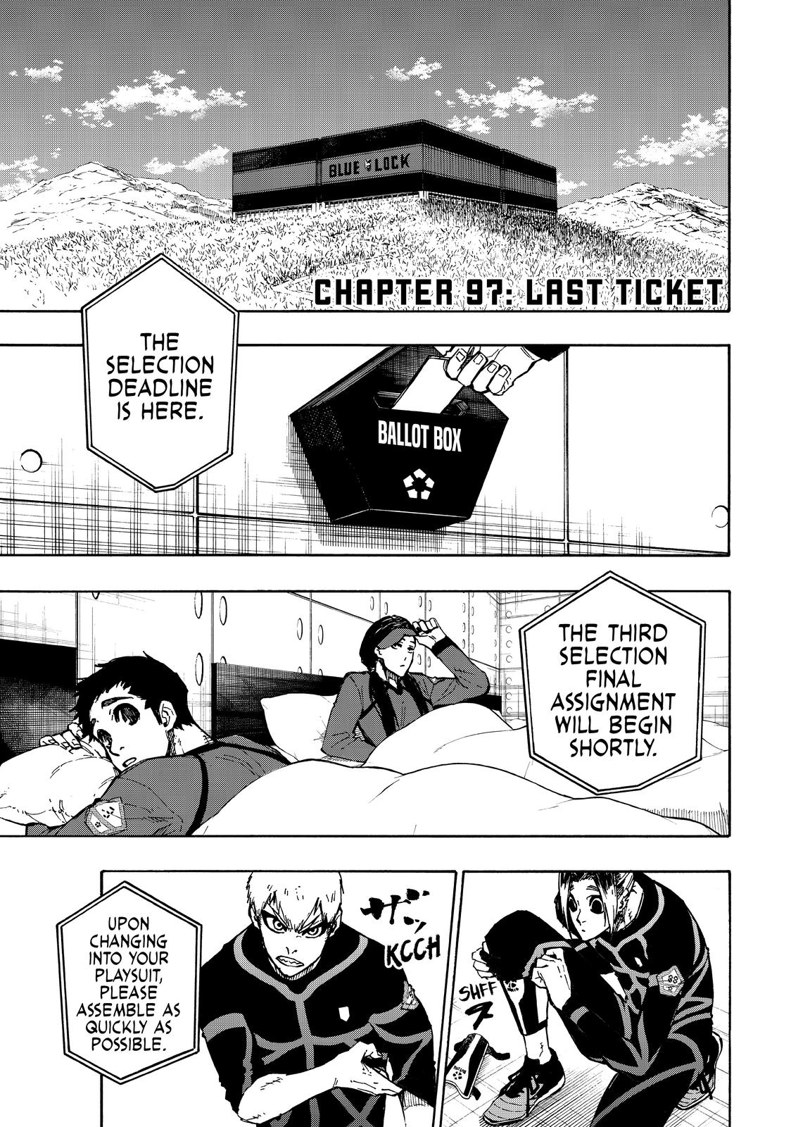 Blue Lock Chapter 97 Page 1