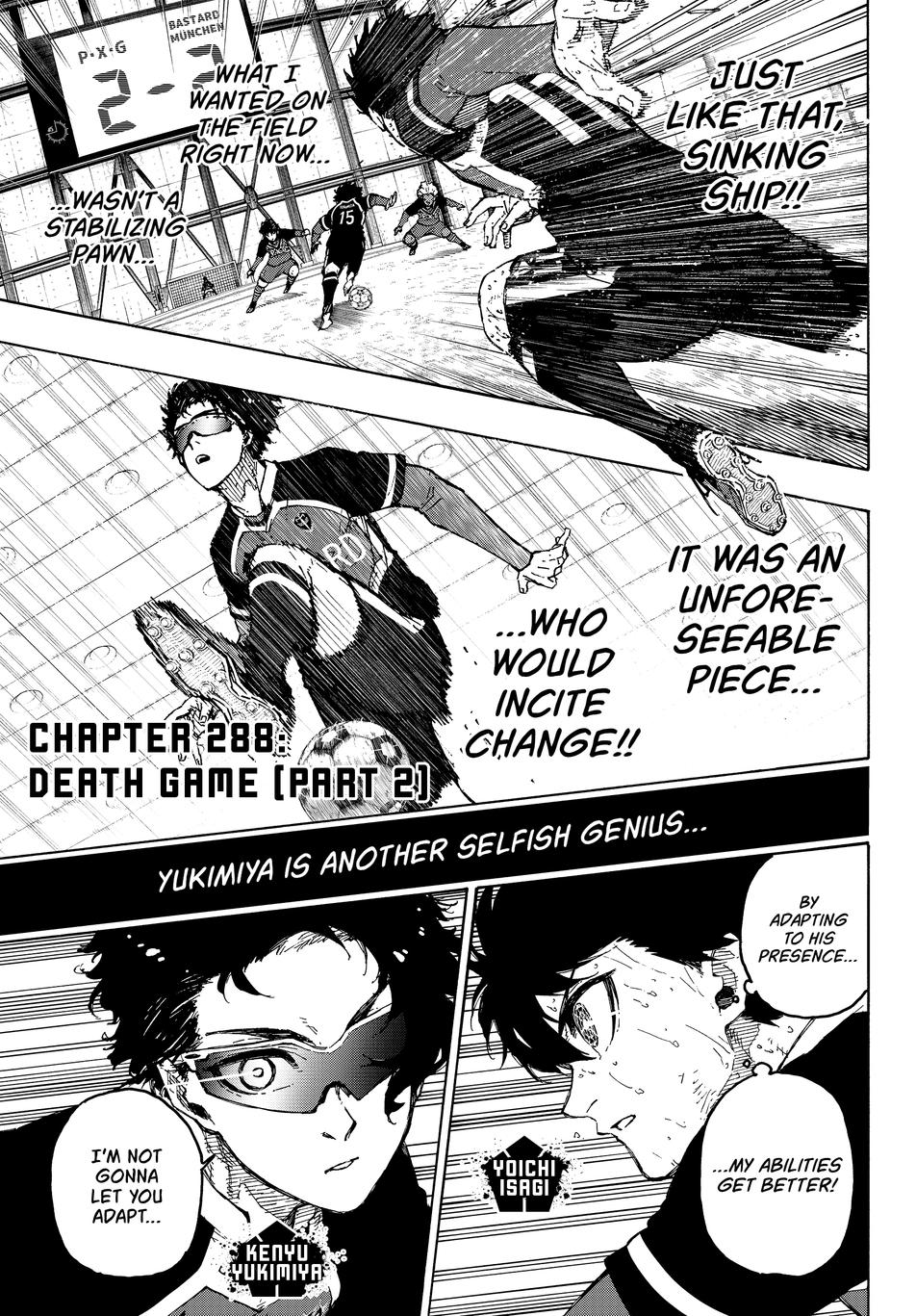 Blue Lock Chapter 288.2 Page 1
