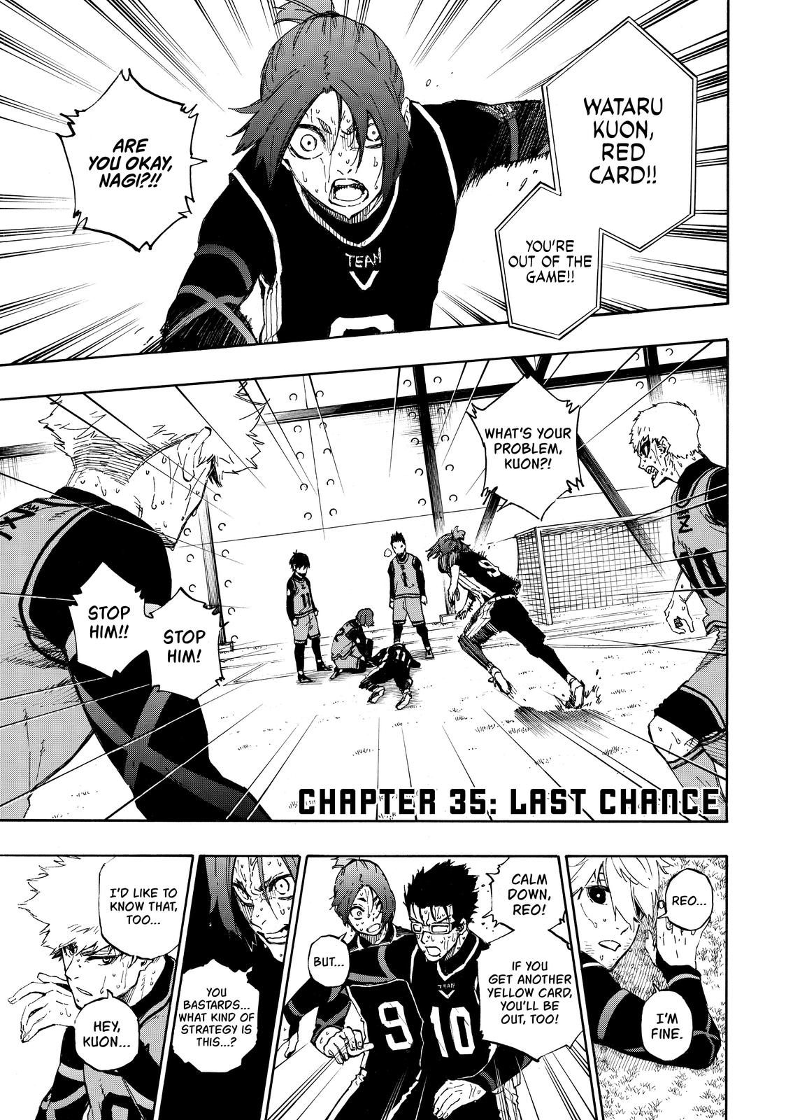 Blue Lock Chapter 35 Page 1