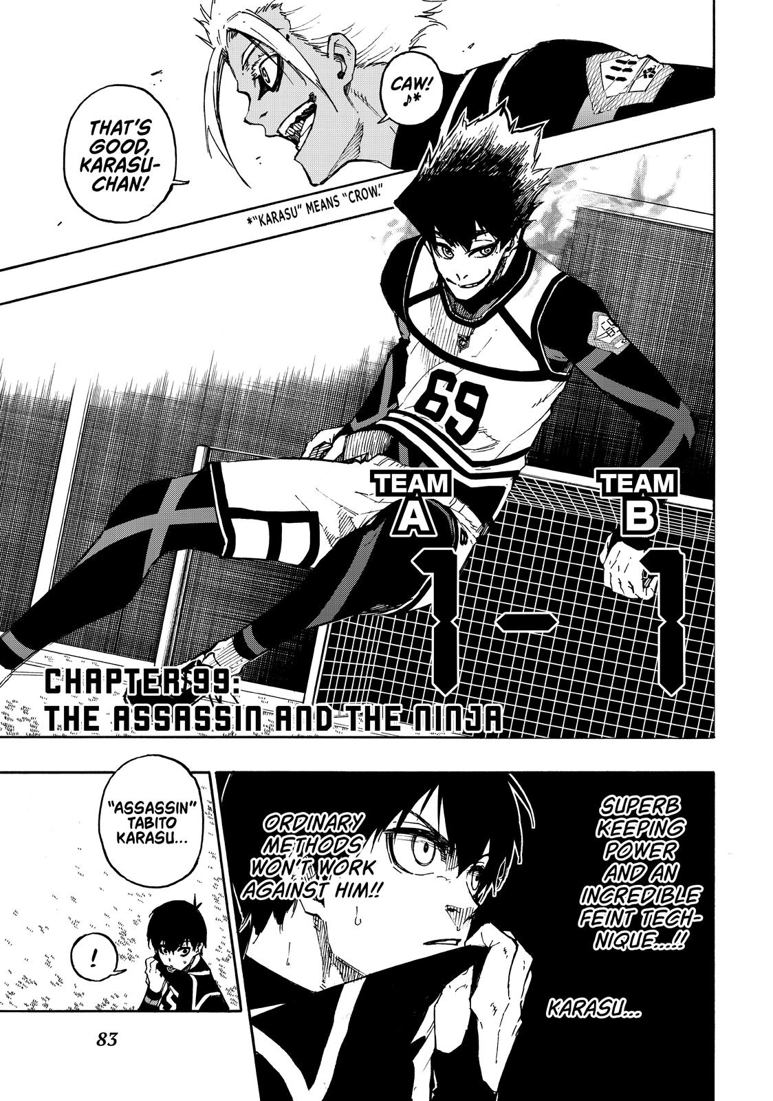 Blue Lock Chapter 99 Page 1