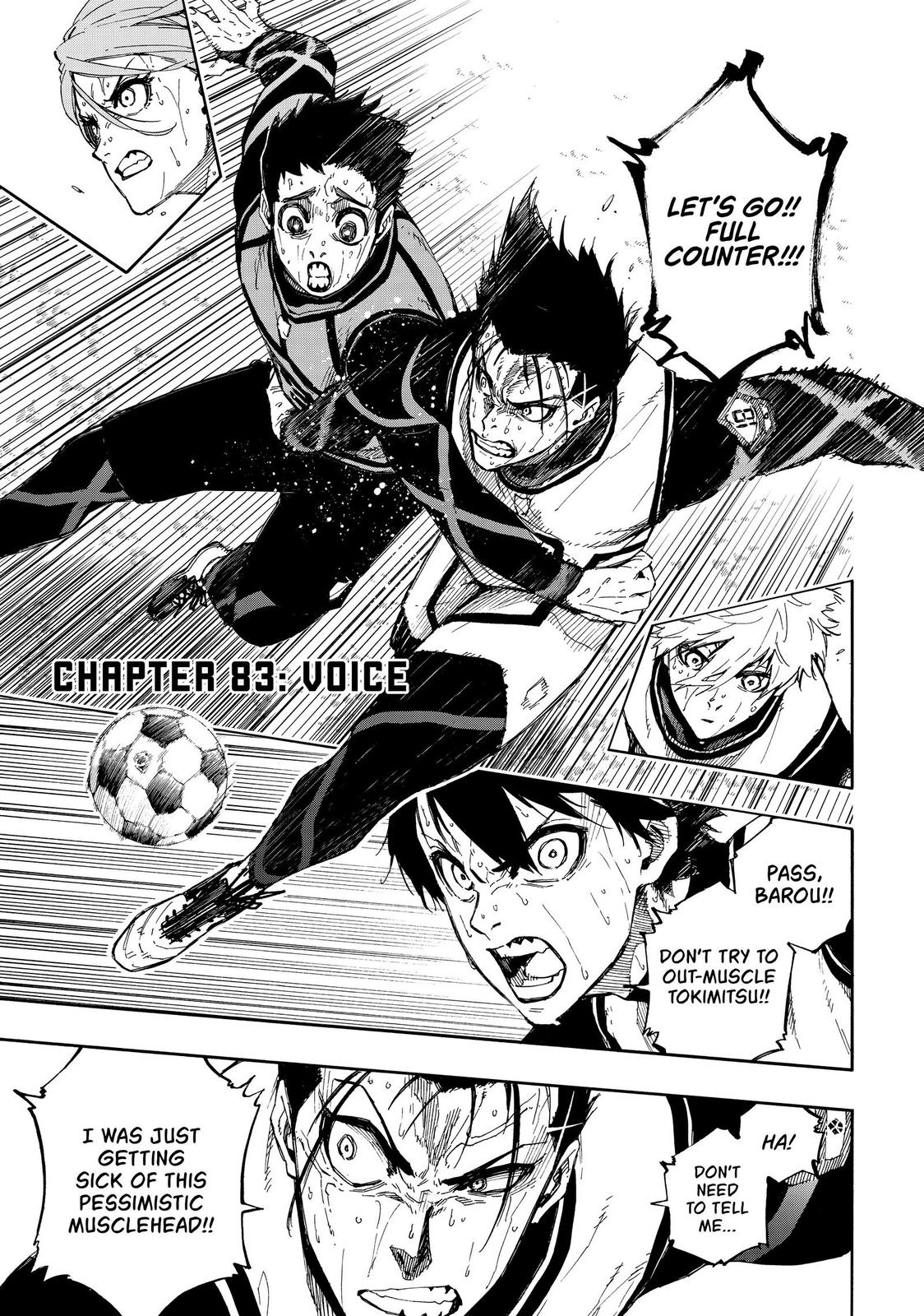 Blue Lock Chapter 83 Page 1