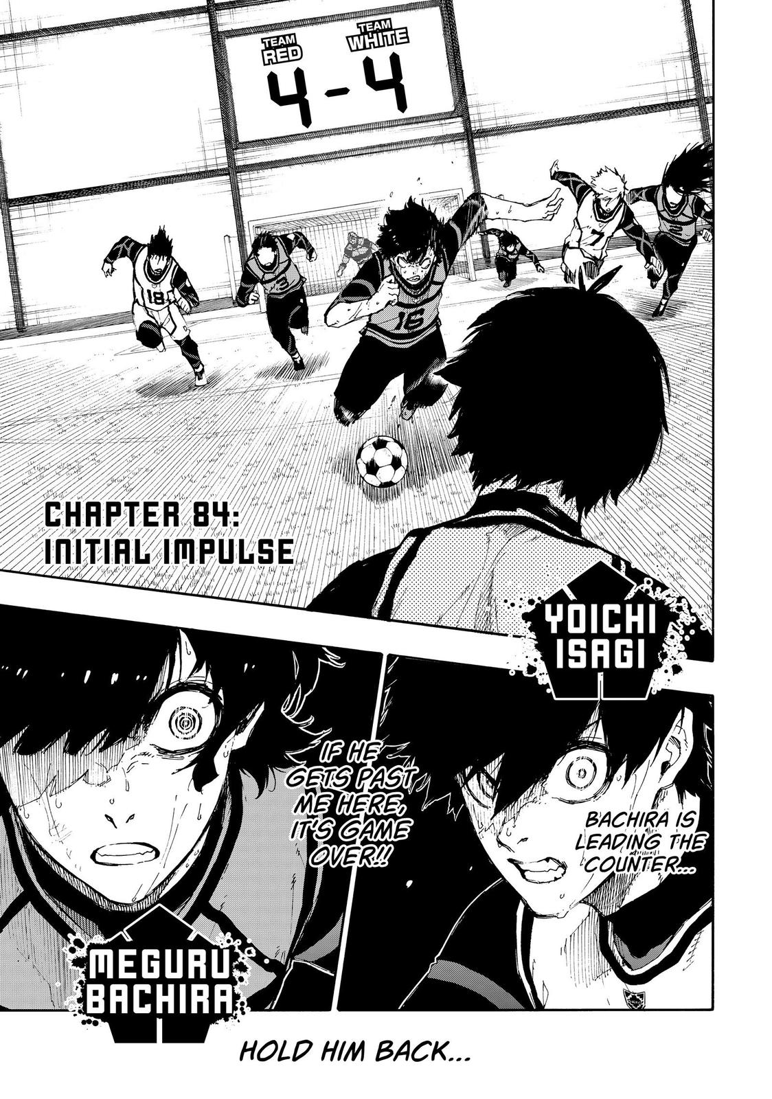 Blue Lock Chapter 84 Page 1