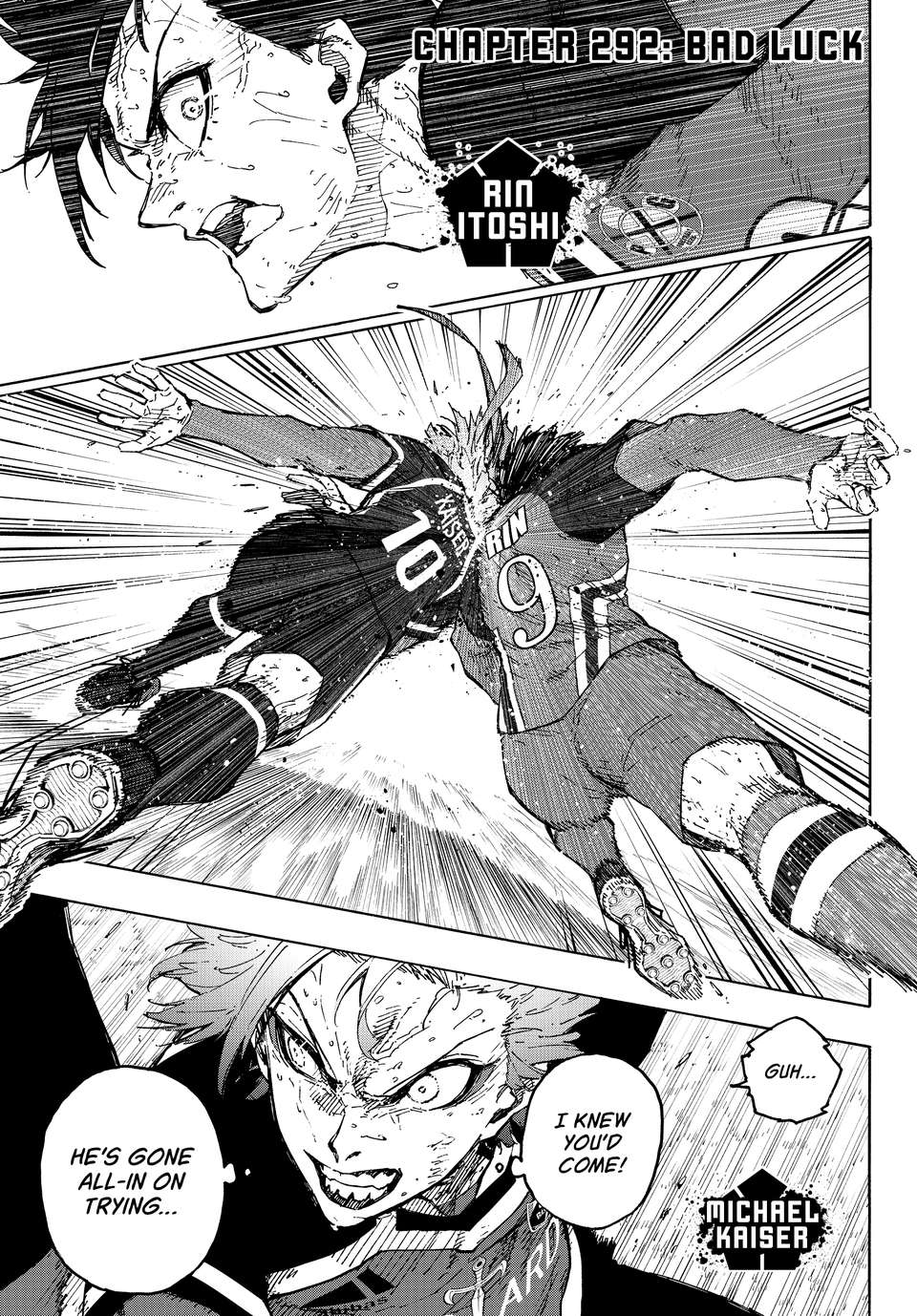 Blue Lock Chapter 292 Page 1
