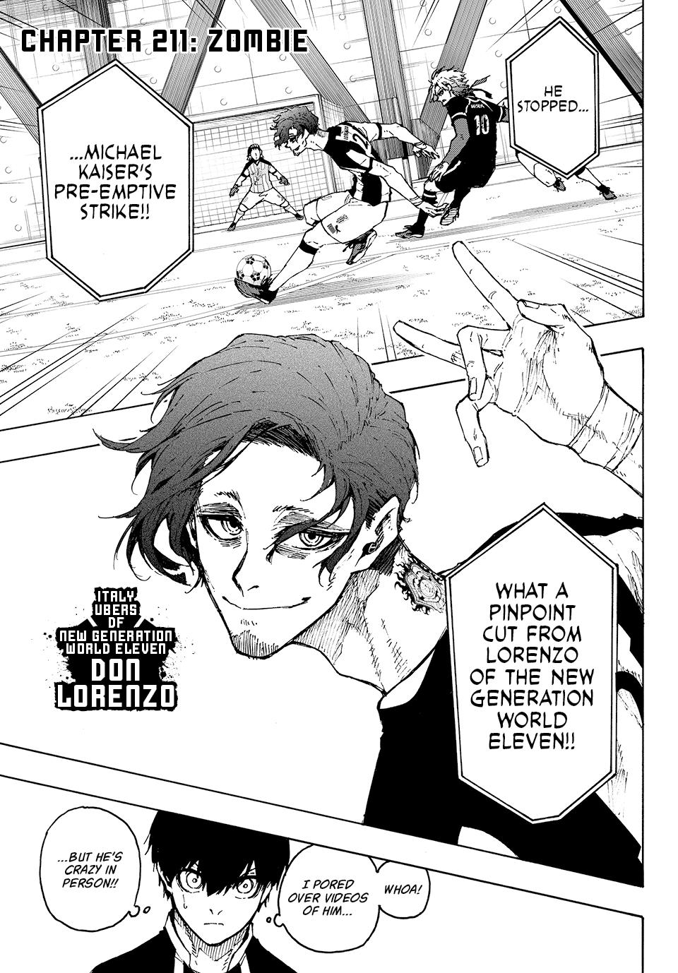Blue Lock Chapter 211 Page 1