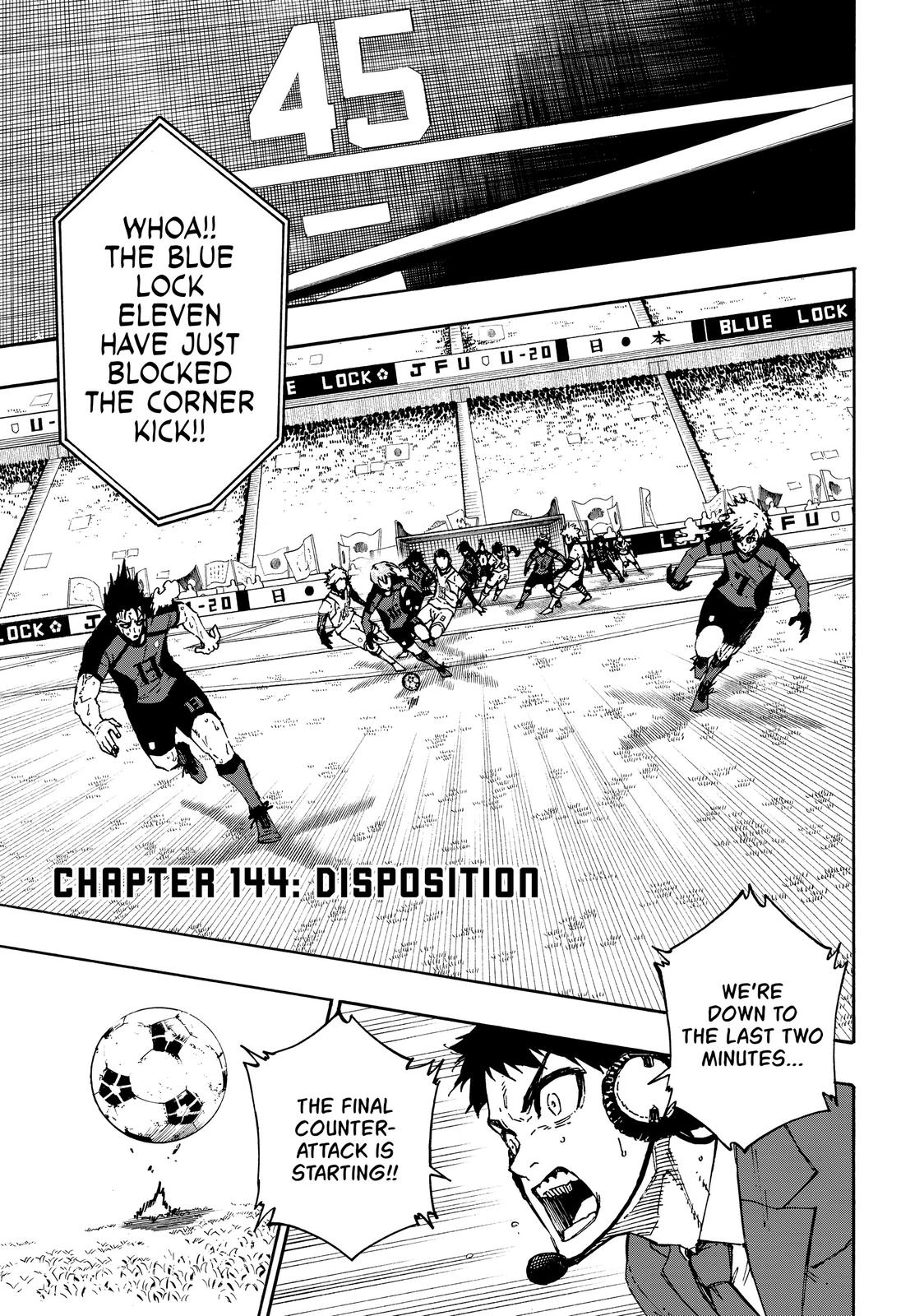 Blue Lock Chapter 144 Page 1